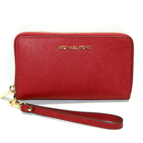 michael kors jet set travel wallet burgundy|michael kors dark cherry wallet.